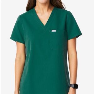 L one pocket top Hunter green